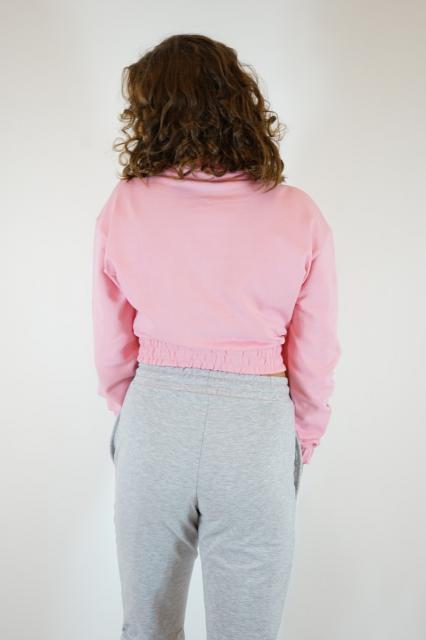 Sweater short pink | BeautyLine Fashion BV