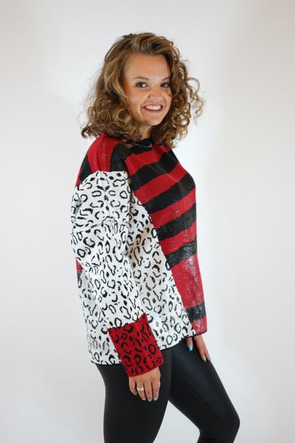 Sweater leopard colored | BeautyLine Fashion BV