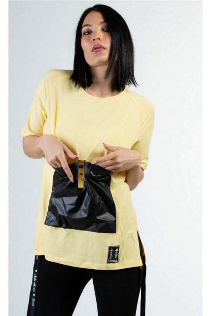 T-shirt Garami geel | BeautyLine Fashion BV