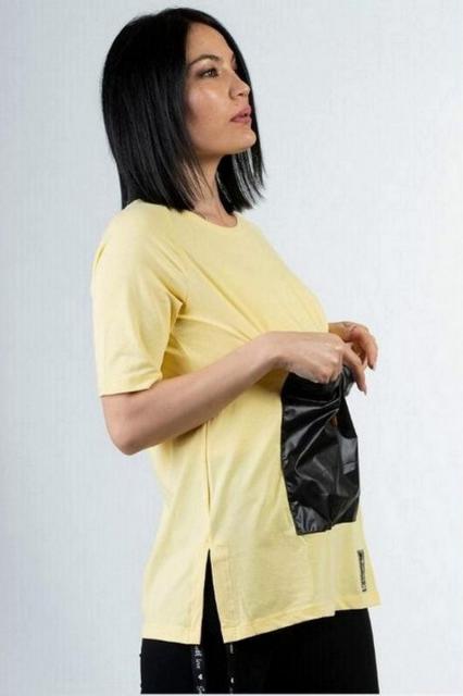 T-shirt Garami geel | BeautyLine Fashion BV