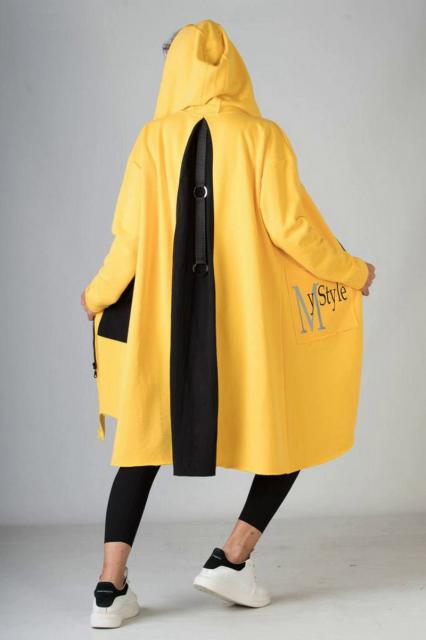 Cardigan My Style yellow | BeautyLine Fashion BV