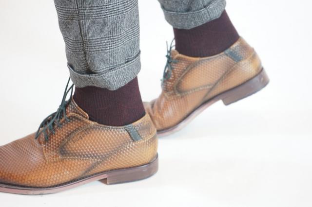 Men's Socks Classic Bamboo 3 pairs bordeaux | BeautyLine Fashion BV