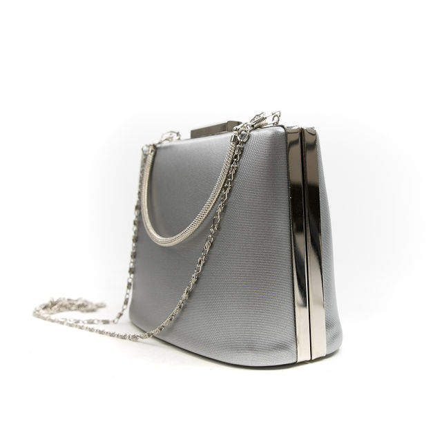 Chic ladies bag silver | BeautyLine Fashion BV