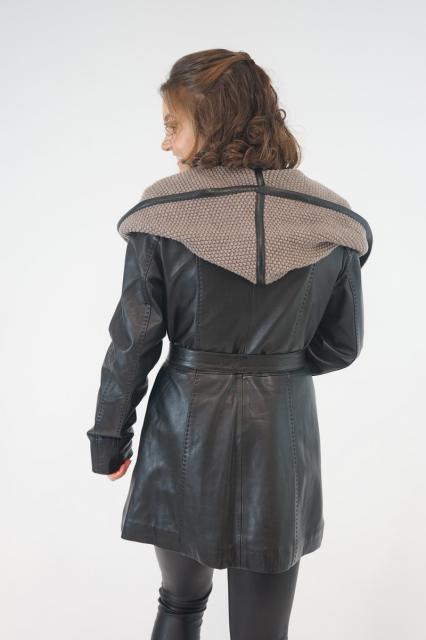 Lamb Leather Jacket black | BeautyLine Fashion BV