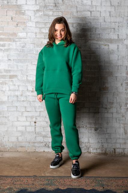 Sweatshirt Fleece La Pèra groen | BeautyLine Fashion BV