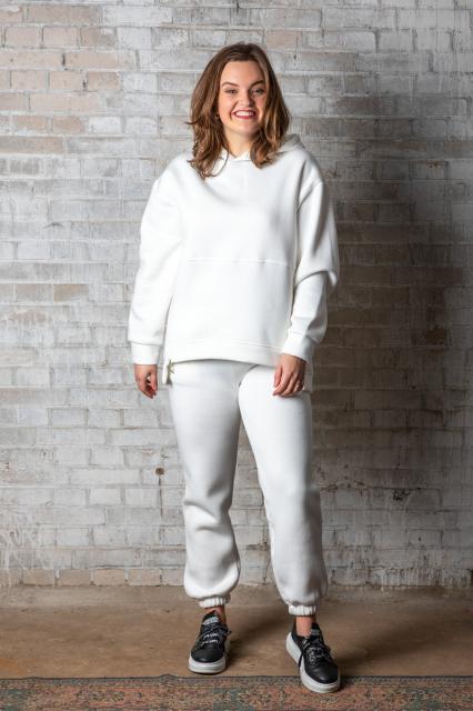 Sweatshirt Fleece La Pèra ecru | BeautyLine Fashion BV