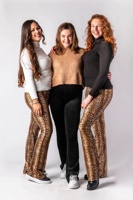 Flair broek jungle bruin | BeautyLine Fashion BV