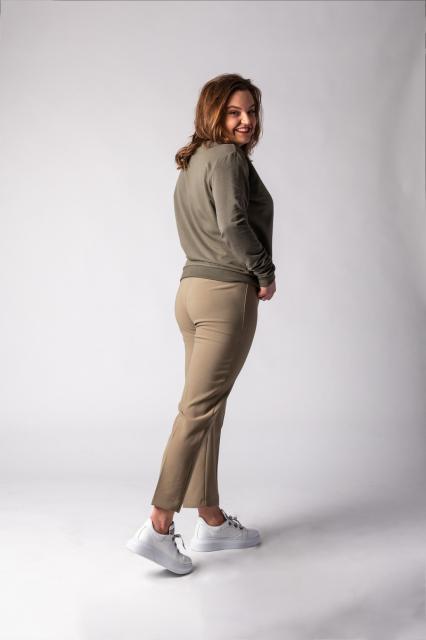 High Waist pantalon groen | BeautyLine Fashion BV
