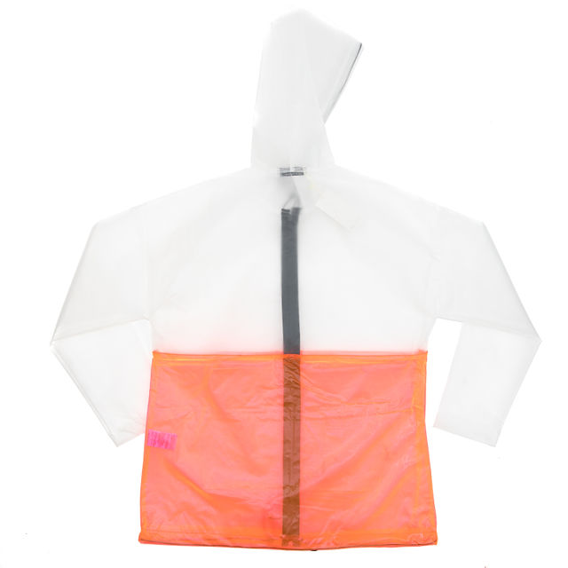 Modern transparent raincoat with pink | BeautyLine Fashion BV