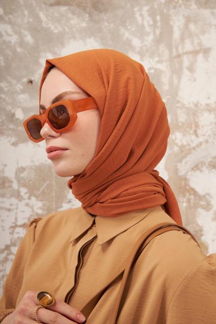 La Pèra Jazz Sjaal – Hoofddoek – Hijab – Omslagdoek Dames licht perzik | BeautyLine Fashion BV