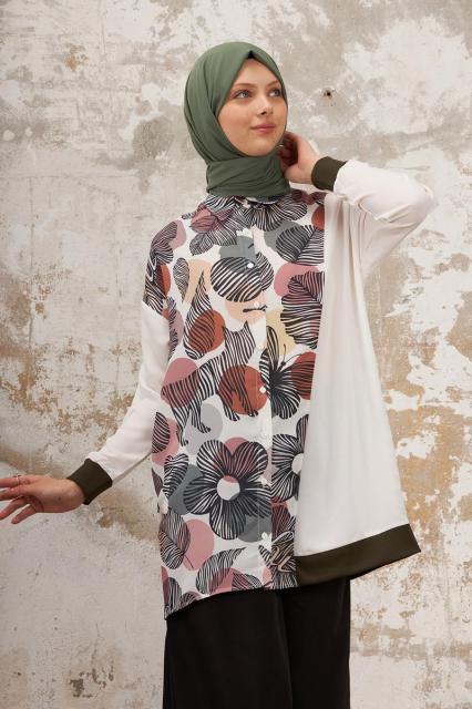 La Pèra Medine Sjaal – Hoofddoek – Hijab – Omslagdoek Dames Groen | BeautyLine Fashion BV