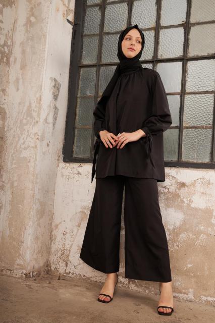La Pèra Medine Sjaal – Hoofddoek – Hijab – Omslagdoek Dames Zwart | BeautyLine Fashion BV