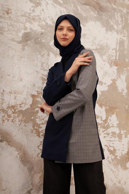 La Pèra Medine Sjaal – Hoofddoek – Hijab – Omslagdoek Dames Marine Blauw | BeautyLine Fashion BV