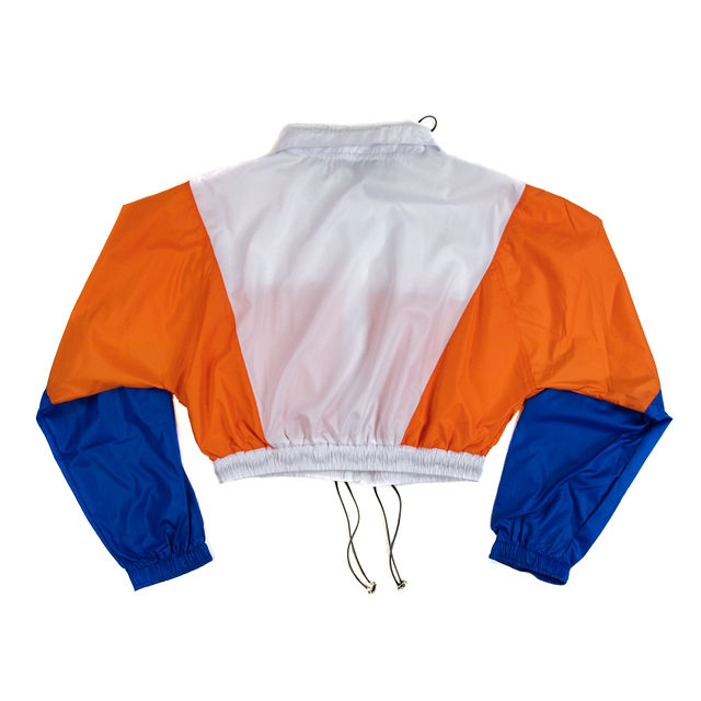 Sporty jacket Orange/White/Blue | BeautyLine Fashion BV