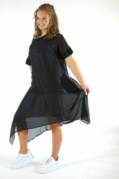 Dress black - checked | summer dresses
