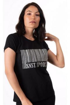 T-shirt SNST Sport zwart | t-shirts