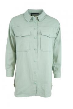Blouse jacket green | blouse long sleeves