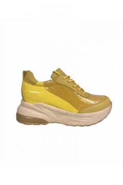Sneaker Trendy yellow | low sneakers