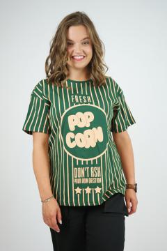 T-shirt popcorn dark green | t-shirts