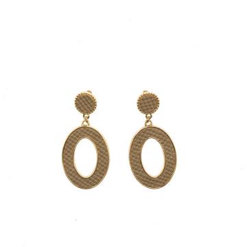 Earrings round yellow | earrings