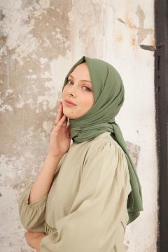 La Pèra Jazz Scarves – Hoofddoek – Hijab – Omslagdoek green