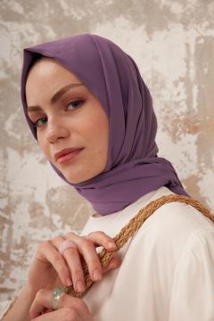 La Pèra Medine Sjaal – Hoofddoek – Hijab – Omslagdoek Dames Lavendel