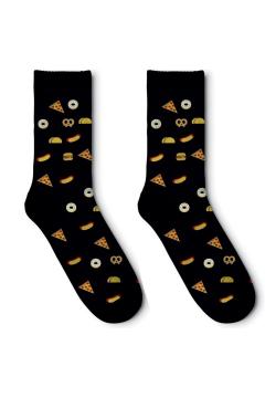 La PÃ¨ra Unisex Grappige Hamburger Cool Socks - Food Design - sokken | cool socks | 9692