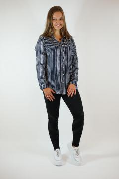Striped Blouse Gevence blue | blouse long sleeves